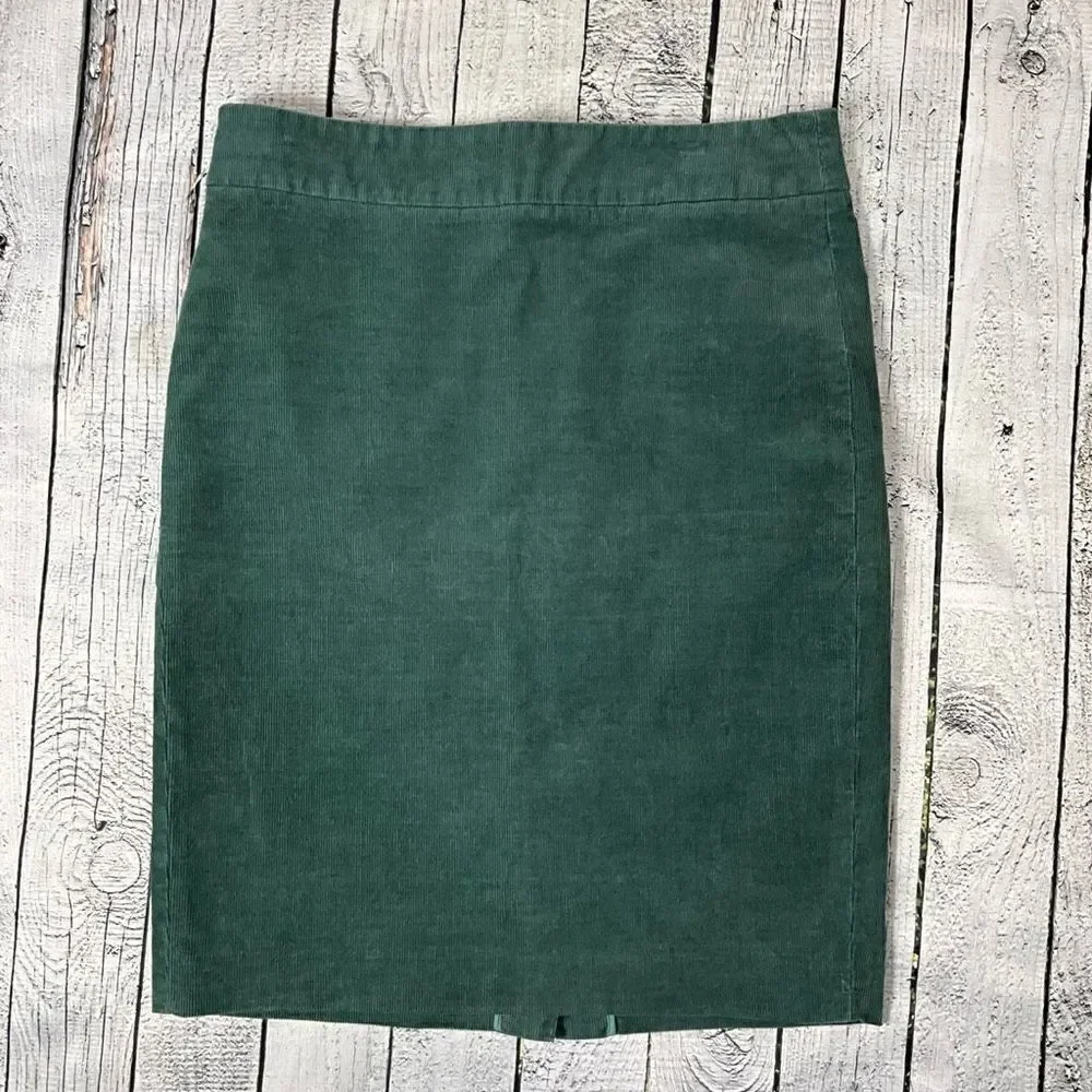 J. CREW Corduroy Pencil Skirt